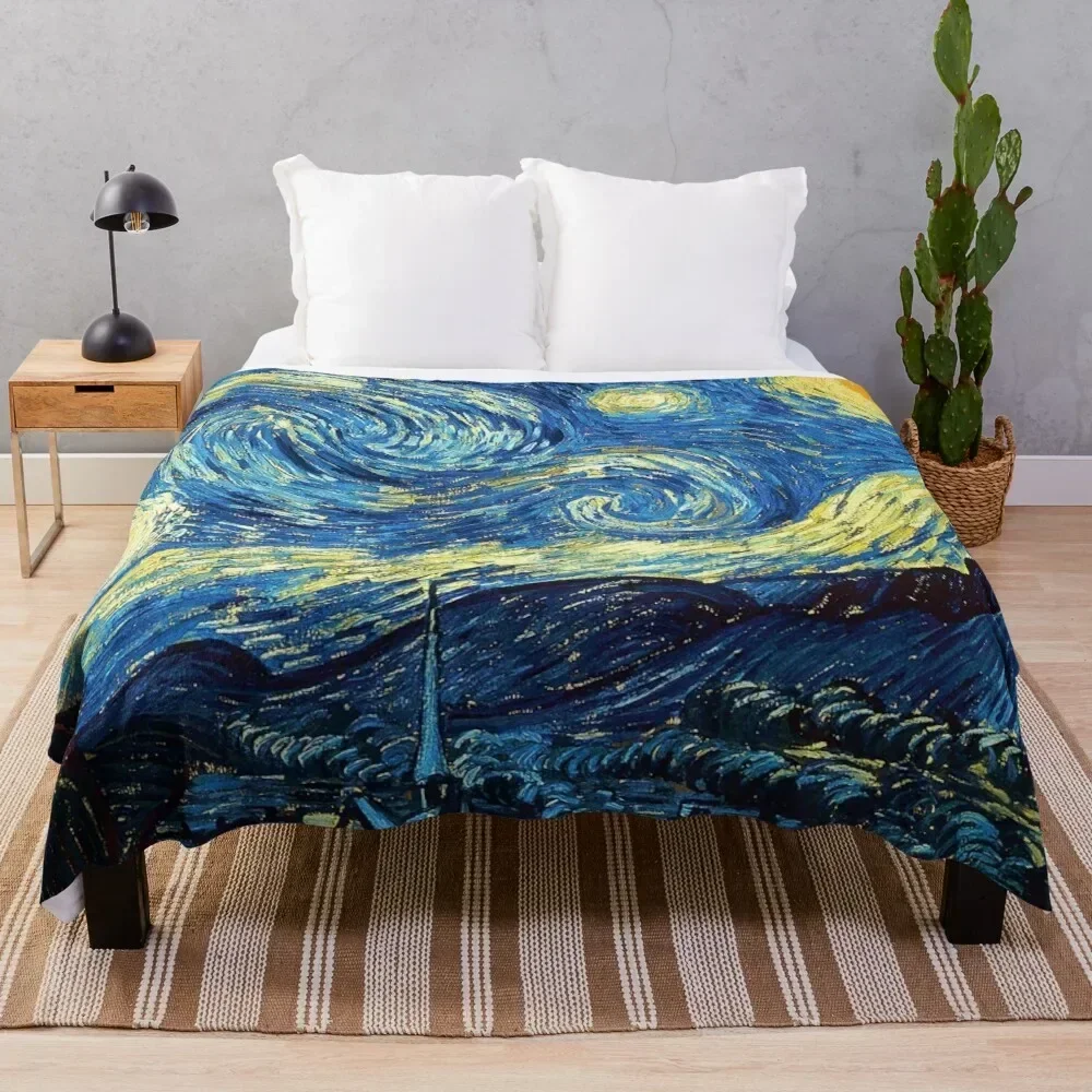 Baby Blanket The Starry Night By Vincent Van Gogh Art Print Throw Lightweight Cozy for Livingroom Bedroom Bed Sofa Cover
Baby Blanket The Starry Night By Vincent Van Gogh Art Print Throw Lightweight Cozy for Livingroom Bedroom Bed Sofa Cover