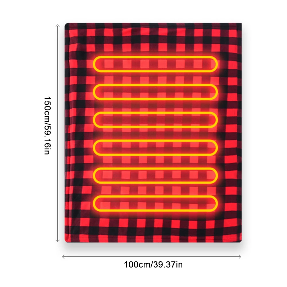 Car Electric Heated Blanket Body Warmer Blanket Fast Heating 12V Soft Heating Mat 9 Adjustable Temperature Auto-off for Winter
Car Electric Heated Blanket Body Warmer Blanket Fast Heating 12V Soft Heating Mat 9 Adjustable Temperature Auto-off for Winter