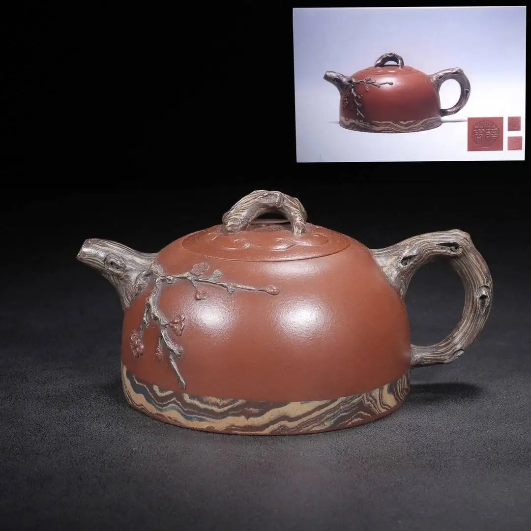 Chinese Yixing Zisha Clay Handmade Exquisite Teapot, Half Moon. Designer: Jiang Rong 400CC
Chinese Yixing Zisha Clay Handmade Exquisite Teapot, Half Moon. Designer: Jiang Rong 400CC