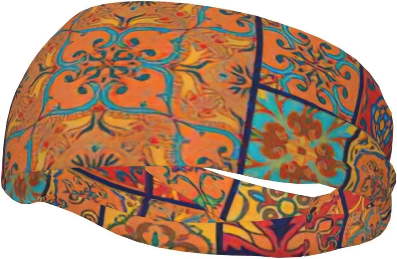 Group of Moroccan Geometric Print Sports Sweatband Headband Workout Running Headbands for Women Men Unisex Funny
Group of Moroccan Geometric Print Sports Sweatband Headband Workout Running Headbands for Women Men Unisex Funny