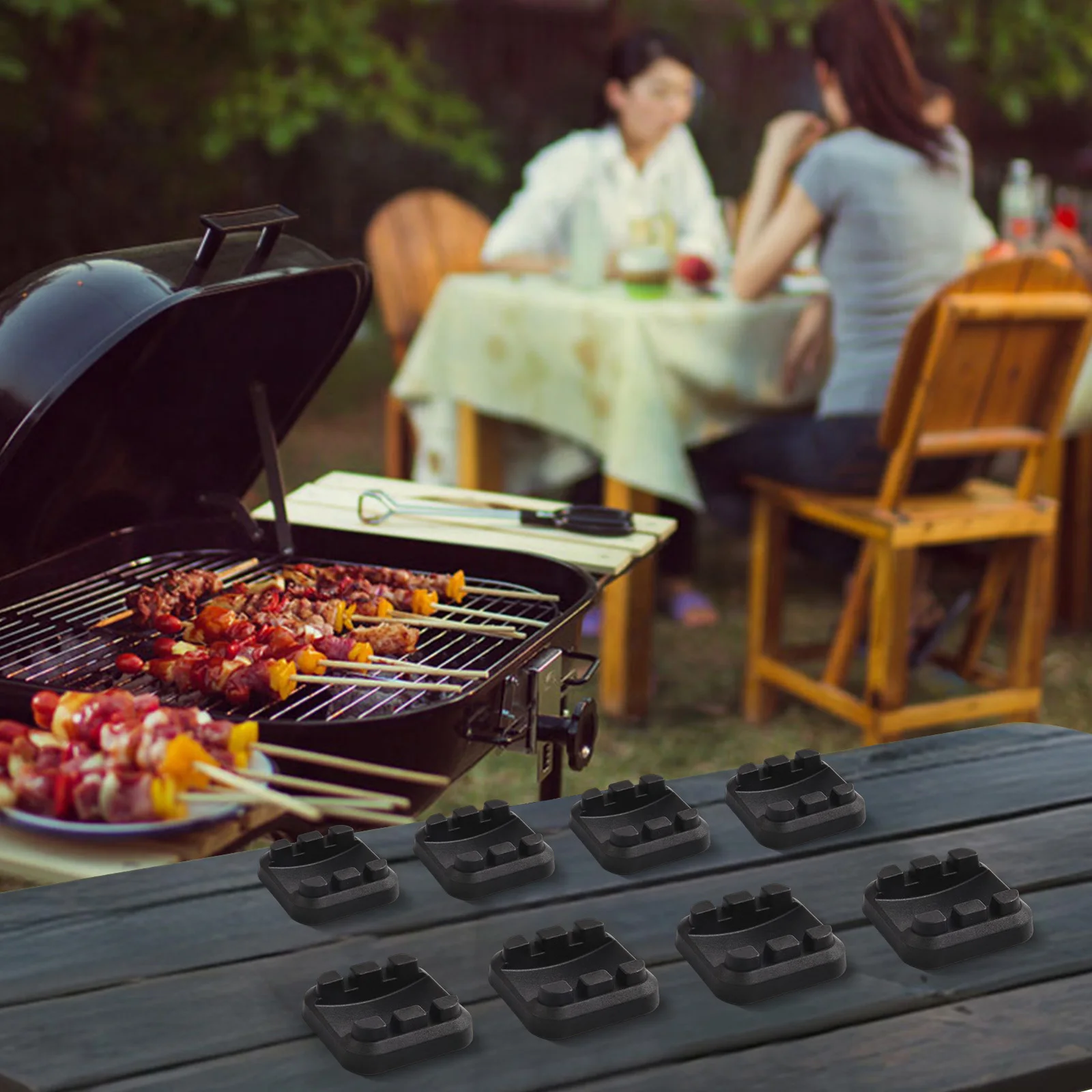Барбекю Cookouts, уличный гриль, черные выравнивающие прокладки для сковороды, резиновые подушечки для выравнивания гриля, набор инструментов для барбекю, выравниватели для гриля
Барбекю Cookouts, уличный гриль, черные выравнивающие прокладки для сковороды, резиновые подушечки для выравнивания гриля, набор инструментов для барбекю, выравниватели для гриля