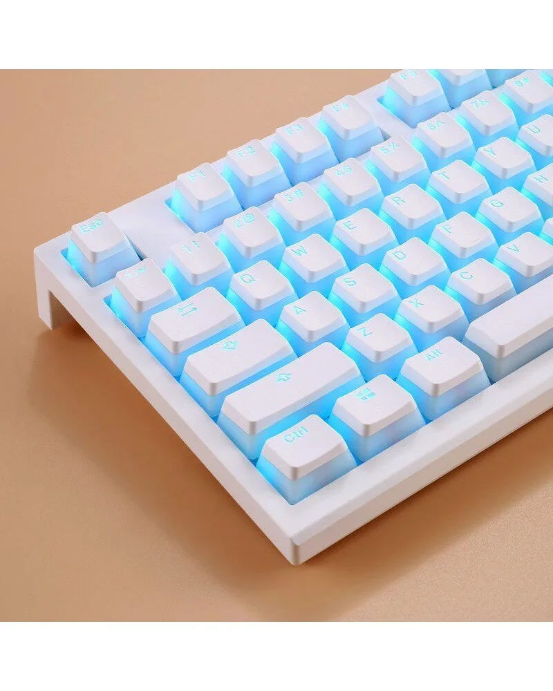 Mechanical keyboard personalized customized pudding light transmission 68/87 keys 104 keycaps pbt
Mechanical keyboard personalized customized pudding light transmission 68/87 keys 104 keycaps pbt