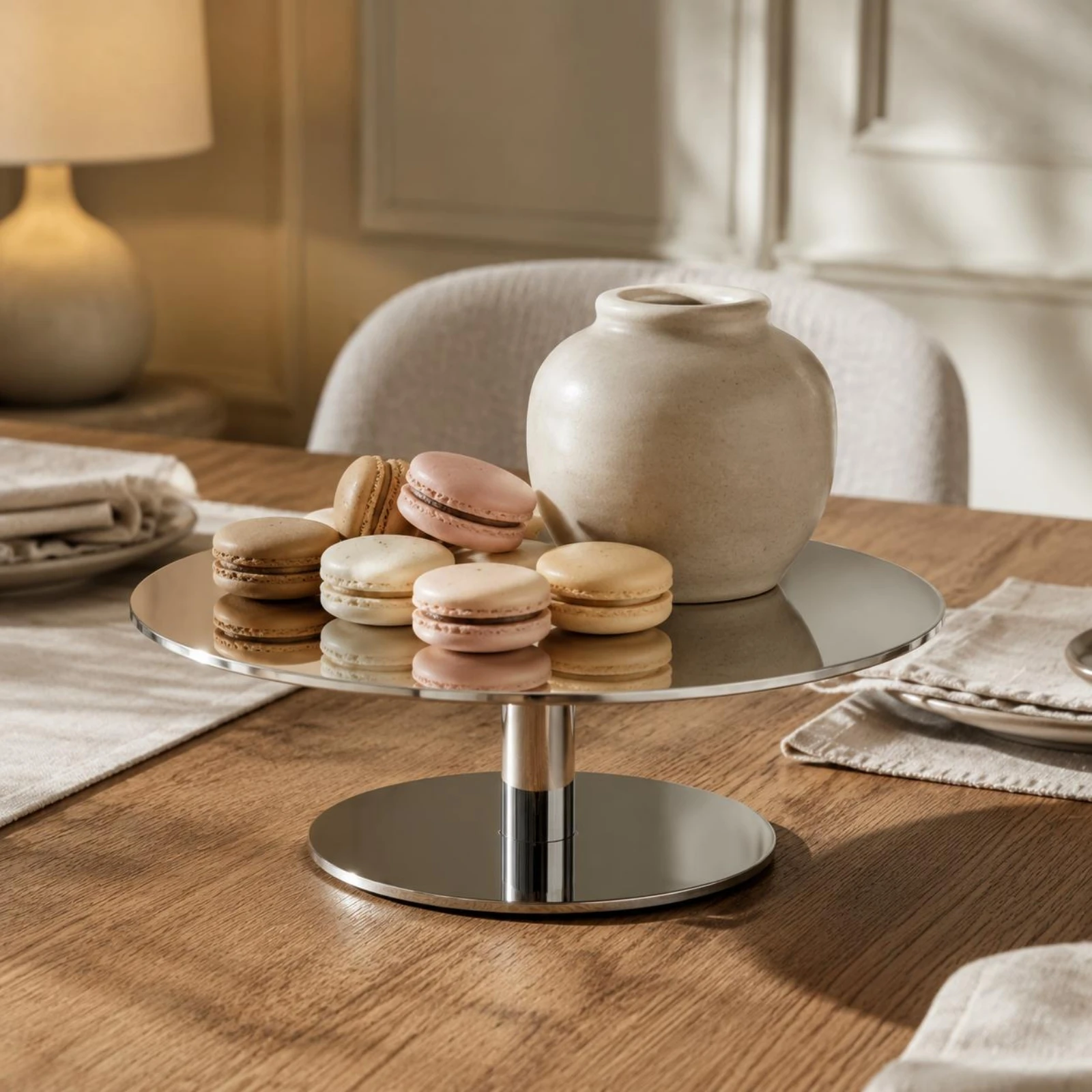 Double-Tier Mirrored Tray Minimalist Dessert Display Serveware Decorative Tableware Stable Base
Double-Tier Mirrored Tray Minimalist Dessert Display Serveware Decorative Tableware Stable Base