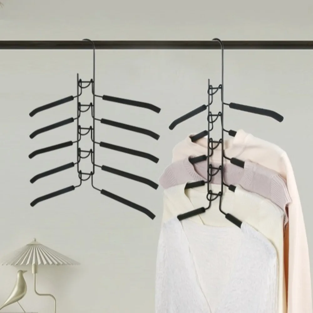 Multifunctional Multi Layer Clothes Hangers Space-saving Non-slip Magic Hanger Heavy Duty Metal One-piece Hanger Closet
Multifunctional Multi Layer Clothes Hangers Space-saving Non-slip Magic Hanger Heavy Duty Metal One-piece Hanger Closet