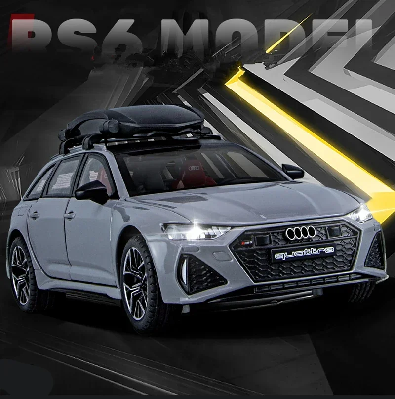 1/24 Audi RS6 Avant Station Wagon Alloy Car Model Diecast Metal Toy Vehicles Car Model Simulation Sound and Light Kids Toys Gift
1/24 Audi RS6 Avant Station Wagon Alloy Car Model Diecast Metal Toy Vehicles Car Model Simulation Sound and Light Kids Toys Gift