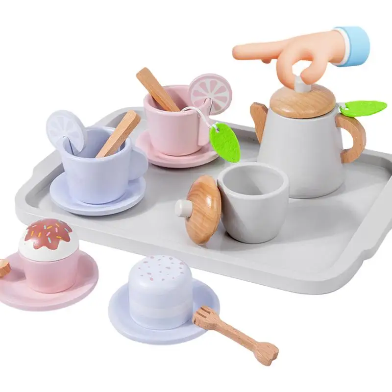 Wooden Tea Set Toddler Pretend Play Simulation Tea Toys For Little Girls Cupcake Teapot Kitchen Pretend Play Gifts For Kids
Wooden Tea Set Toddler Pretend Play Simulation Tea Toys For Little Girls Cupcake Teapot Kitchen Pretend Play Gifts For Kids
