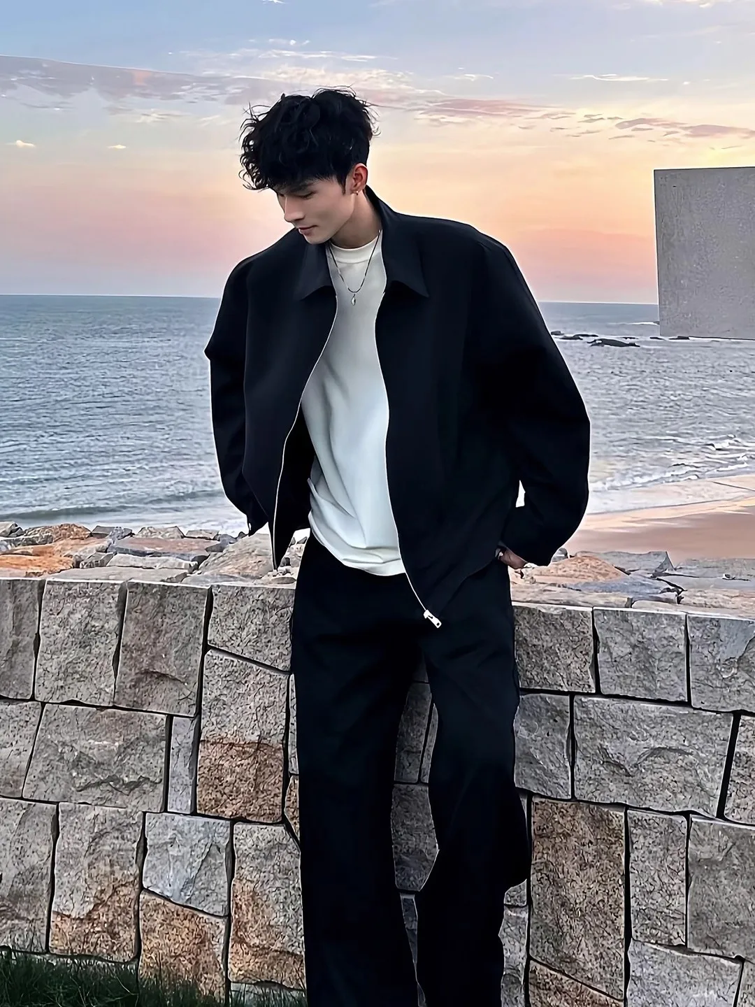 Cleanfit Bla oulder Padded Jaet Men's ort American Sle Pilot Coat Spring Autumn Cool High Sensation Teenage Casual
Cleanfit Bla oulder Padded Jaet Men's ort American Sle Pilot Coat Spring Autumn Cool High Sensation Teenage Casual