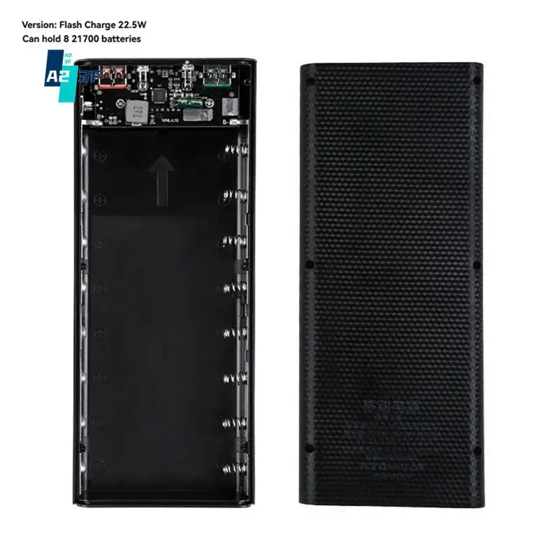 A23F-Power Bank DIY Чехол для зарядного устройства с функцией освещения 8X21700 Организация корпуса батареи
A23F-Power Bank DIY Чехол для зарядного устройства с функцией освещения 8X21700 Организация корпуса батареи