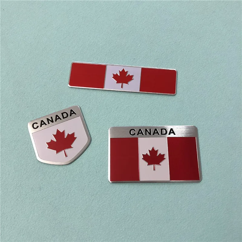 Canada Flag Metal Car Emblem, 3D Aluminum Canadian Maple Leaf Decal, Patriotic Sticker for Auto, Truck, SUV & Bumper
Canada Flag Metal Car Emblem, 3D Aluminum Canadian Maple Leaf Decal, Patriotic Sticker for Auto, Truck, SUV & Bumper