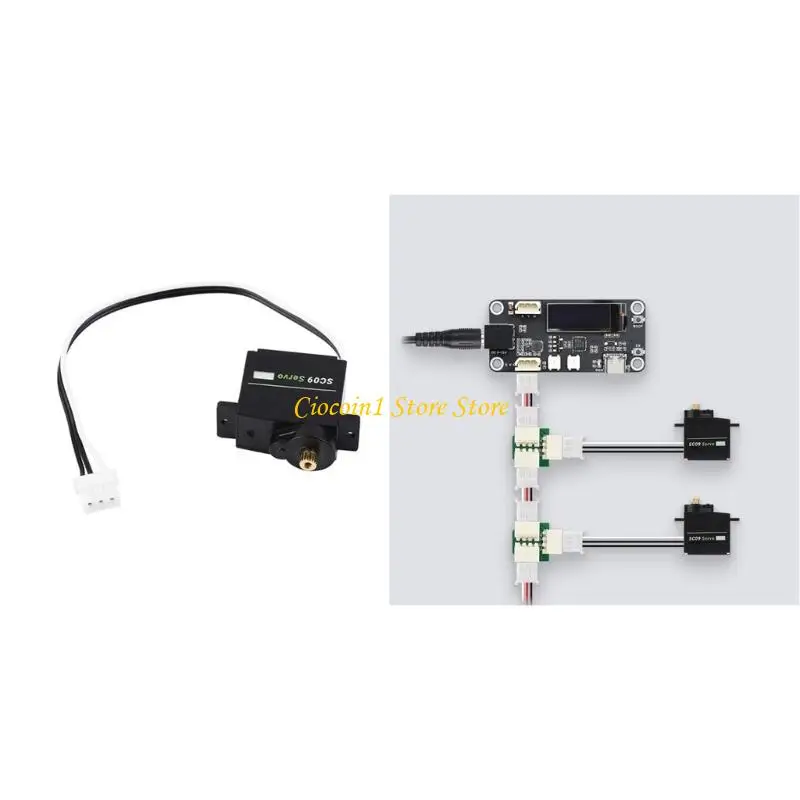 A3PC SC09 Servo Double Serial Bus Servo 2.3kg.cm Torque Copper Toothed Digital
A3PC SC09 Servo Double Serial Bus Servo 2.3kg.cm Torque Copper Toothed Digital