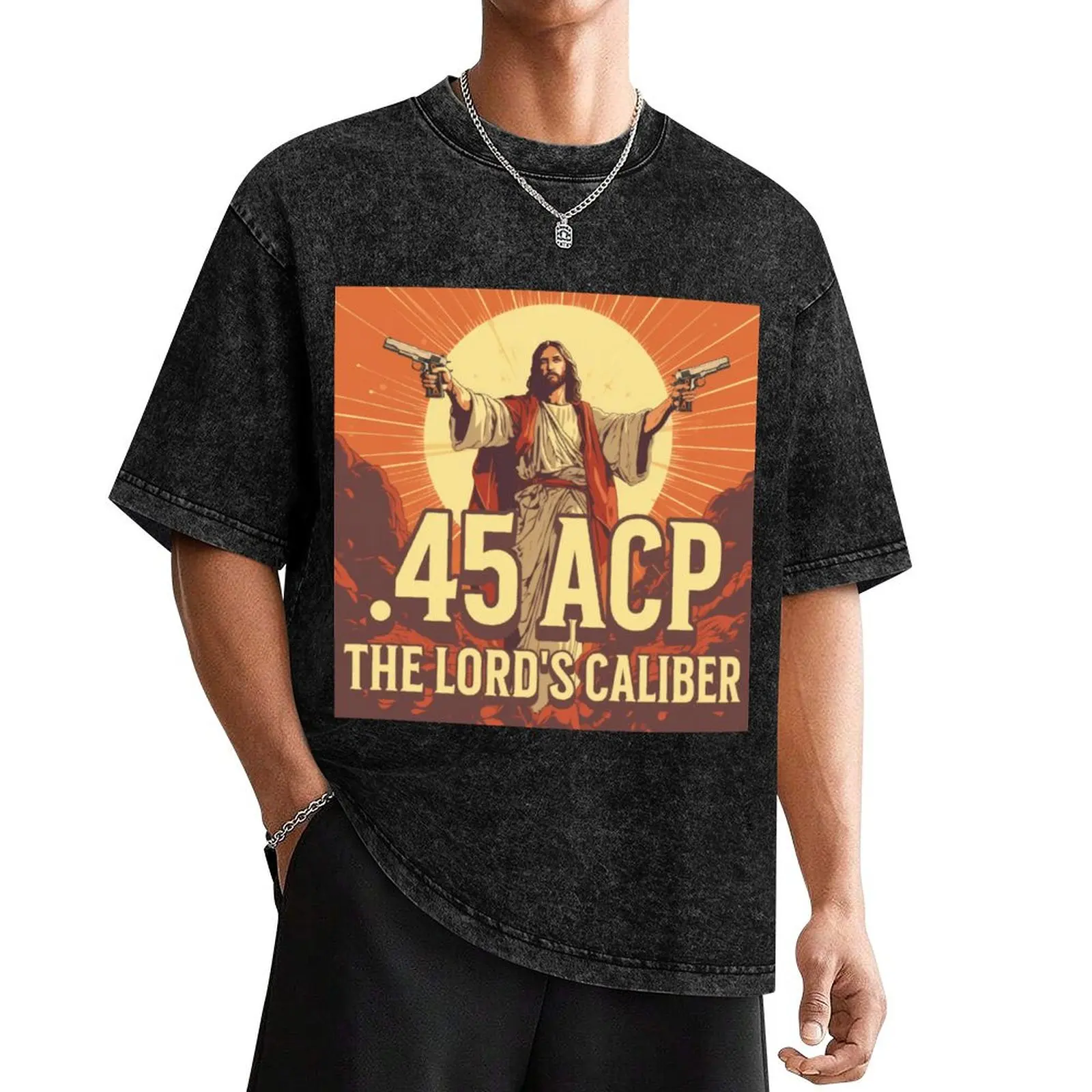 45 ACP The Lord's Caliber T-Shirt oversized anime clothes Man t-shirt cotton man t-shirts T-shirts for men cotton
45 ACP The Lord's Caliber T-Shirt oversized anime clothes Man t-shirt cotton man t-shirts T-shirts for men cotton