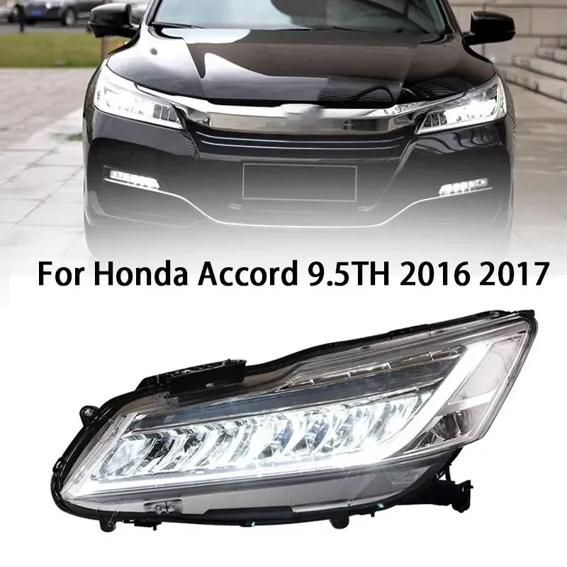 Head Lamp for Honda Accord 9.5 LED Headlight 2016-2017 Headlights Accord DRL Turn Signal High Beam Angel Eye Projector Lens
Head Lamp for Honda Accord 9.5 LED Headlight 2016-2017 Headlights Accord DRL Turn Signal High Beam Angel Eye Projector Lens