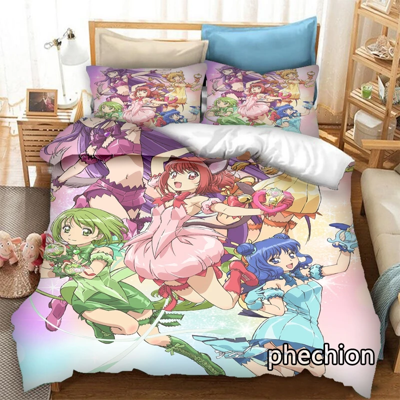phechion Anime Tokyo Mew Mew 3D Print Bedding Set Duvet Covers Pillowcases One Piece Comforter Bedding Sets Bedclothes Bed K442
phechion Anime Tokyo Mew Mew 3D Print Bedding Set Duvet Covers Pillowcases One Piece Comforter Bedding Sets Bedclothes Bed K442