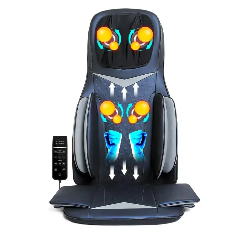 Professionally integrated neck, shoulder and back thermal massage pad with airbag deep kneading for car seat
Professionally integrated neck, shoulder and back thermal massage pad with airbag deep kneading for car seat