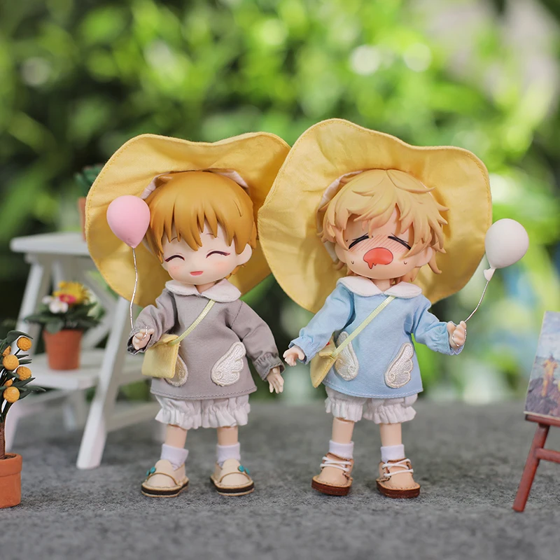 OB11 doll clothes kindergarten four piece set pants+hat+bag 12 points BJD doll GSC jasmine set 15-20 cm doll clothing accessorie
OB11 doll clothes kindergarten four piece set pants+hat+bag 12 points BJD doll GSC jasmine set 15-20 cm doll clothing accessorie