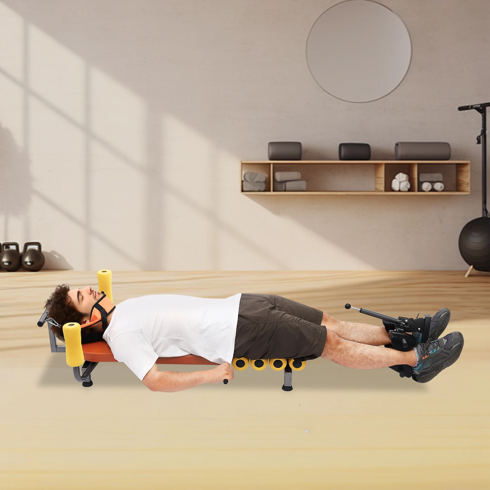 Встроенная скамья для растяжки спины с шейным отслеживанием, растяжителями для спины, декомпрессией спины и шеи, рождественский подарок
Встроенная скамья для растяжки спины с шейным отслеживанием, растяжителями для спины, декомпрессией спины и шеи, рождественский подарок