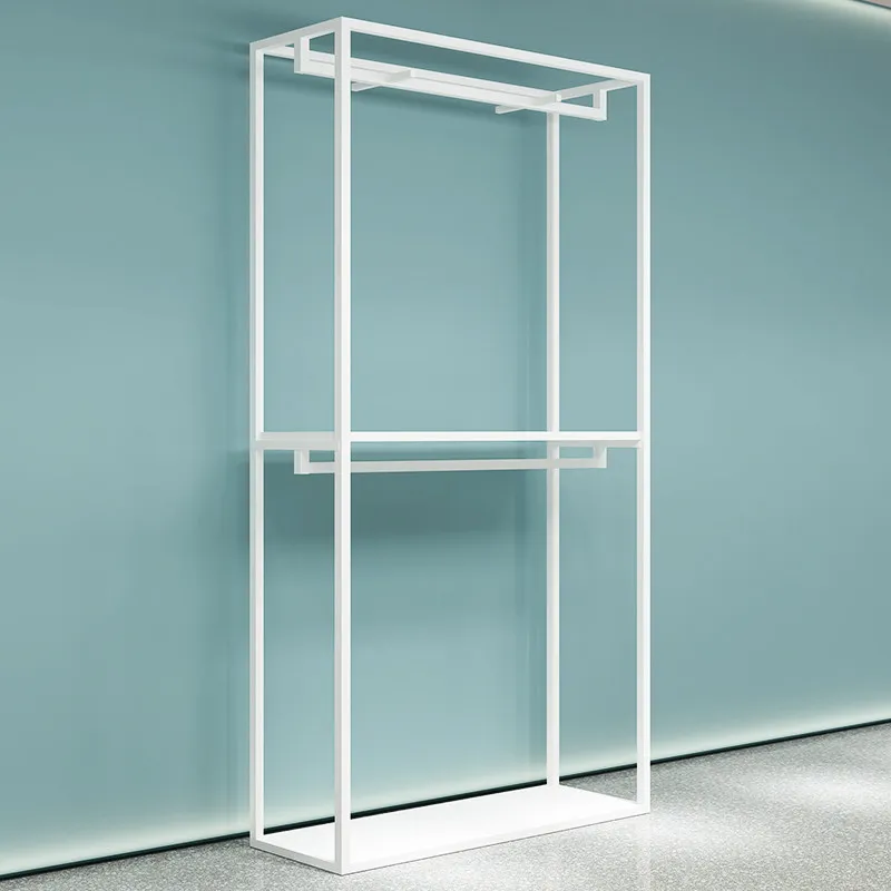 Clothing store display rack layer hanger store display clothes rack
Clothing store display rack layer hanger store display clothes rack