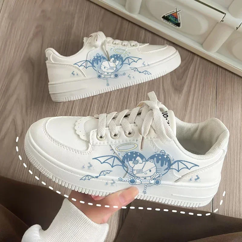 Kawaii Sanrio Hello Kitty Cartoon Anime Breathable Non-slip Female All-match Mid Uppers Flat Cute Shoes Student Casual Sneakers
Kawaii Sanrio Hello Kitty Cartoon Anime Breathable Non-slip Female All-match Mid Uppers Flat Cute Shoes Student Casual Sneakers