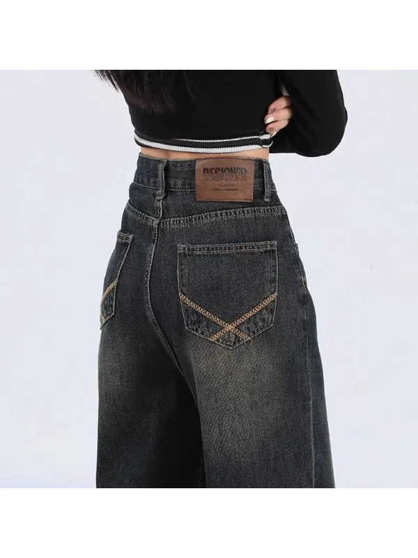 High Waist Wide Leg American High Street Knife Jeans Women plus Size Spring Autumn New Style Slimming Floor Length Pants
High Waist Wide Leg American High Street Knife Jeans Women plus Size Spring Autumn New Style Slimming Floor Length Pants