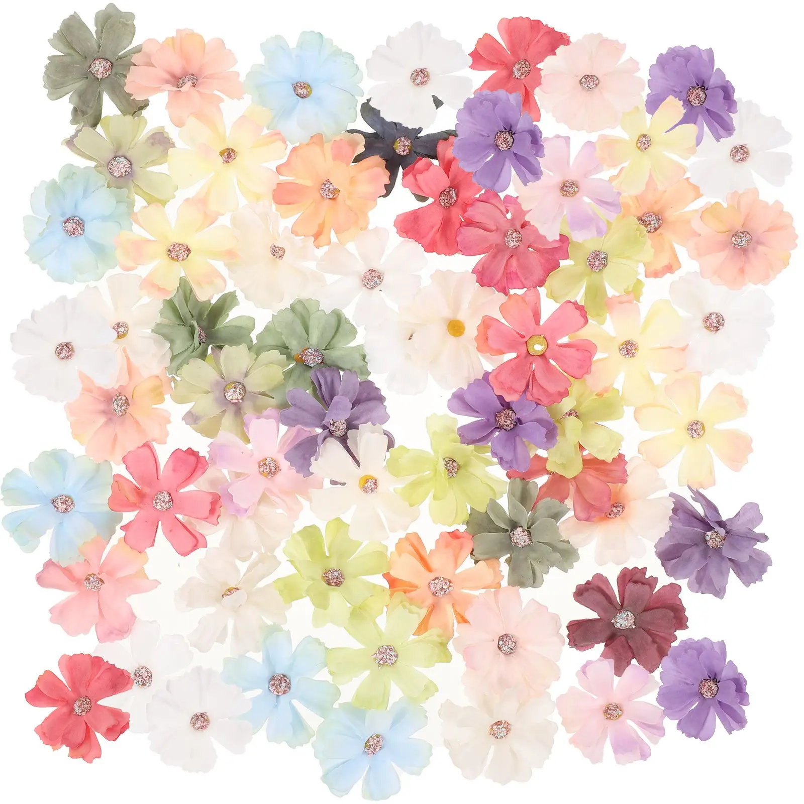 50 Pcs Flower Mini Polyester DIY Accessory Paper Flowers For Card Making Heads Decor Faux Small Fake Flowers Flower Craft
50 Pcs Flower Mini Polyester DIY Accessory Paper Flowers For Card Making Heads Decor Faux Small Fake Flowers Flower Craft