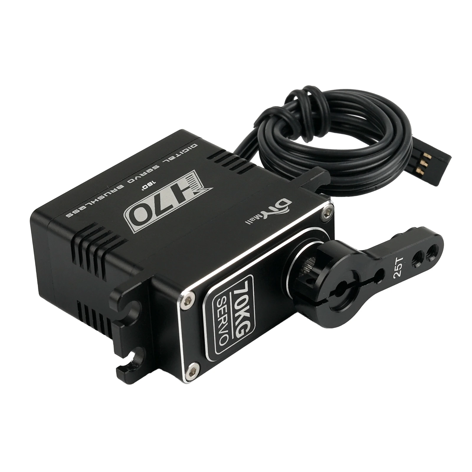 Бесщеточный цифровой сервопривод 70 кг с металлическим редуктором, водонепроницаемый, 8.4В, высоковольтный, 180/270/360 градусов, для внедорожных радиоуправляемых машин
Бесщеточный цифровой сервопривод 70 кг с металлическим редуктором, водонепроницаемый, 8.4В, высоковольтный, 180/270/360 градусов, для внедорожных радиоуправляемых машин