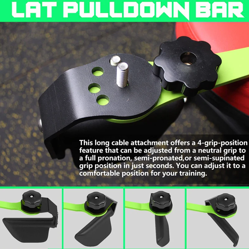 Heavy Duty Cable Pulldown Bar – Multi-Grip Attachment for Home & Commercial Gym
Heavy Duty Cable Pulldown Bar – Multi-Grip Attachment for Home & Commercial Gym
