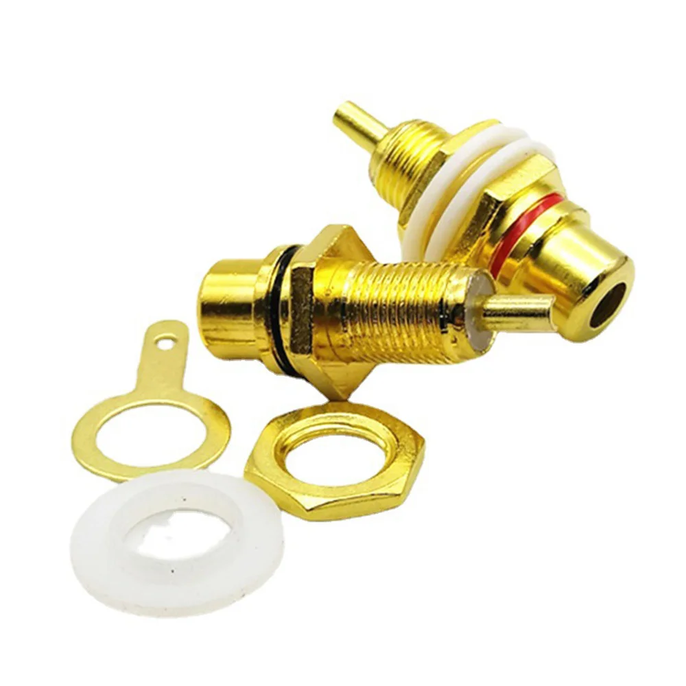 A17Z 10Pcs RCA Female Jack Plated Rca Connector Gold Panel Mount Chassis Audio Socket Plug Bulkhead with Nut Solder Cup
A17Z 10Pcs RCA Female Jack Plated Rca Connector Gold Panel Mount Chassis Audio Socket Plug Bulkhead with Nut Solder Cup
