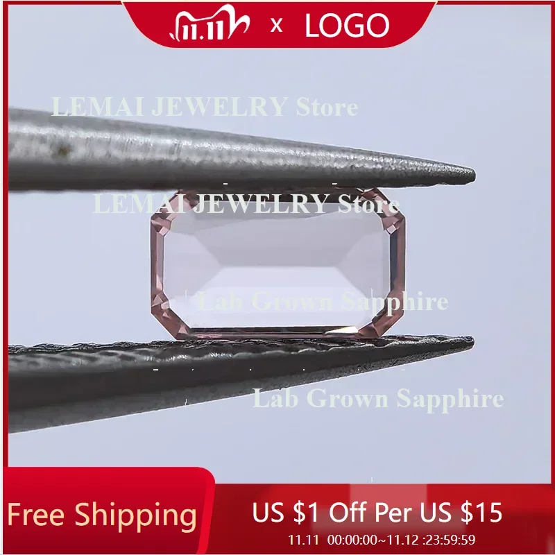 Lab Grown Sapphire Loose Stone Gemstone Emerald Cut VVS1 Morgan Pink Beads for Jewelry Making Pendant Selectable AGL Certificate
Lab Grown Sapphire Loose Stone Gemstone Emerald Cut VVS1 Morgan Pink Beads for Jewelry Making Pendant Selectable AGL Certificate
