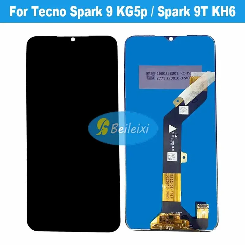 For Tecno Spark 9 KG5p LCD Display Touch Screen Digitizer Assembly For Tecno Spark 9T KH6
For Tecno Spark 9 KG5p LCD Display Touch Screen Digitizer Assembly For Tecno Spark 9T KH6
