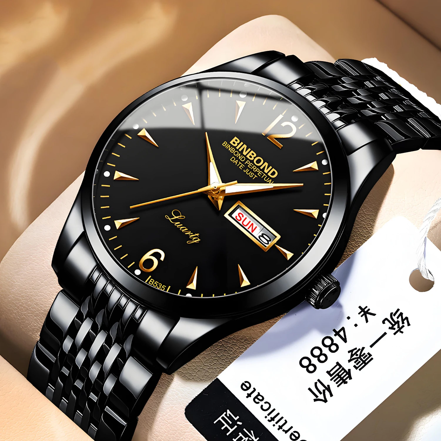 Men's Watch Leisure Fashion Business Wristwatch Calendar Luminous Waterproof Men's Clock
Men's Watch Leisure Fashion Business Wristwatch Calendar Luminous Waterproof Men's Clock