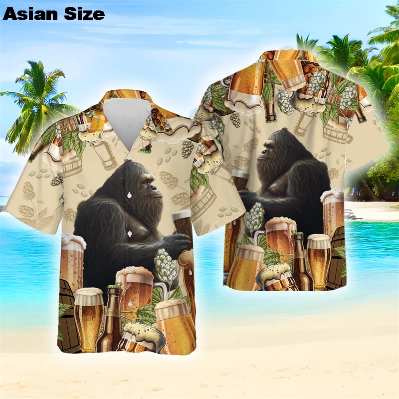 Summer 2025 Bigfoot Graphic Shirt Men And Women Funny Clothing 3D Printed Hawaii Beach Shirts Street Short Sleeve Sasquatch Tops
Summer 2025 Bigfoot Graphic Shirt Men And Women Funny Clothing 3D Printed Hawaii Beach Shirts Street Short Sleeve Sasquatch Tops