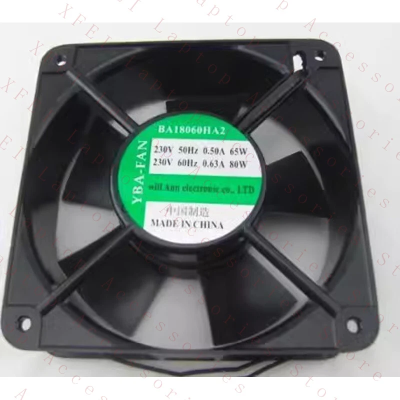 D 1PCS BA18060HA2 230V 0.50/0.63A 65/80W Axial Cooling Fan
D 1PCS BA18060HA2 230V 0.50/0.63A 65/80W Axial Cooling Fan