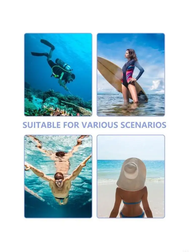 Adjustable Swim Headband Water Resistant Ear Protective Band Ear Guards for Kids Adults Water Sport Swimming Pool Beach
Adjustable Swim Headband Water Resistant Ear Protective Band Ear Guards for Kids Adults Water Sport Swimming Pool Beach