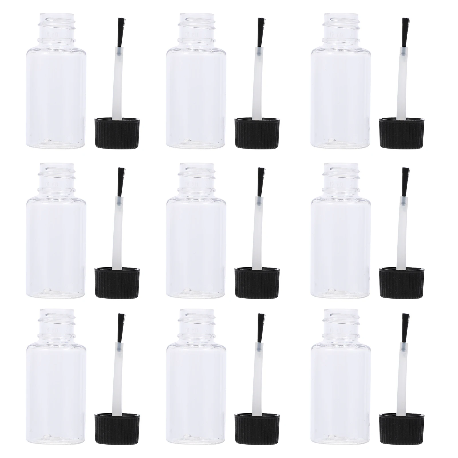 20pcs Empty Nail Polish Bottles 20ml Black Cap PET Plastic DIY Refillable Container Nail Supplies Safe Environmental
20pcs Empty Nail Polish Bottles 20ml Black Cap PET Plastic DIY Refillable Container Nail Supplies Safe Environmental