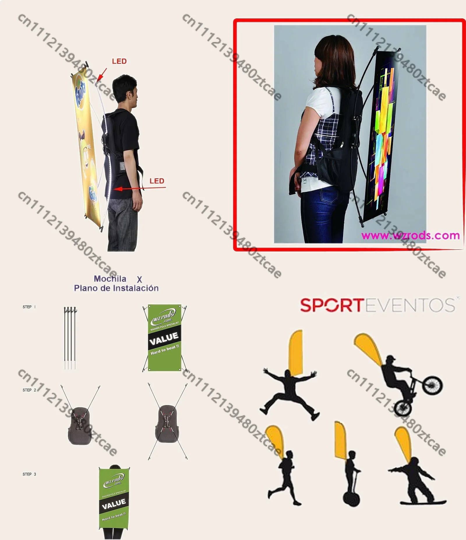 Premium Backpack Flags Pedestrians Billboards Business Advertising Promotions Outdoor
Premium Backpack Flags Pedestrians Billboards Business Advertising Promotions Outdoor
