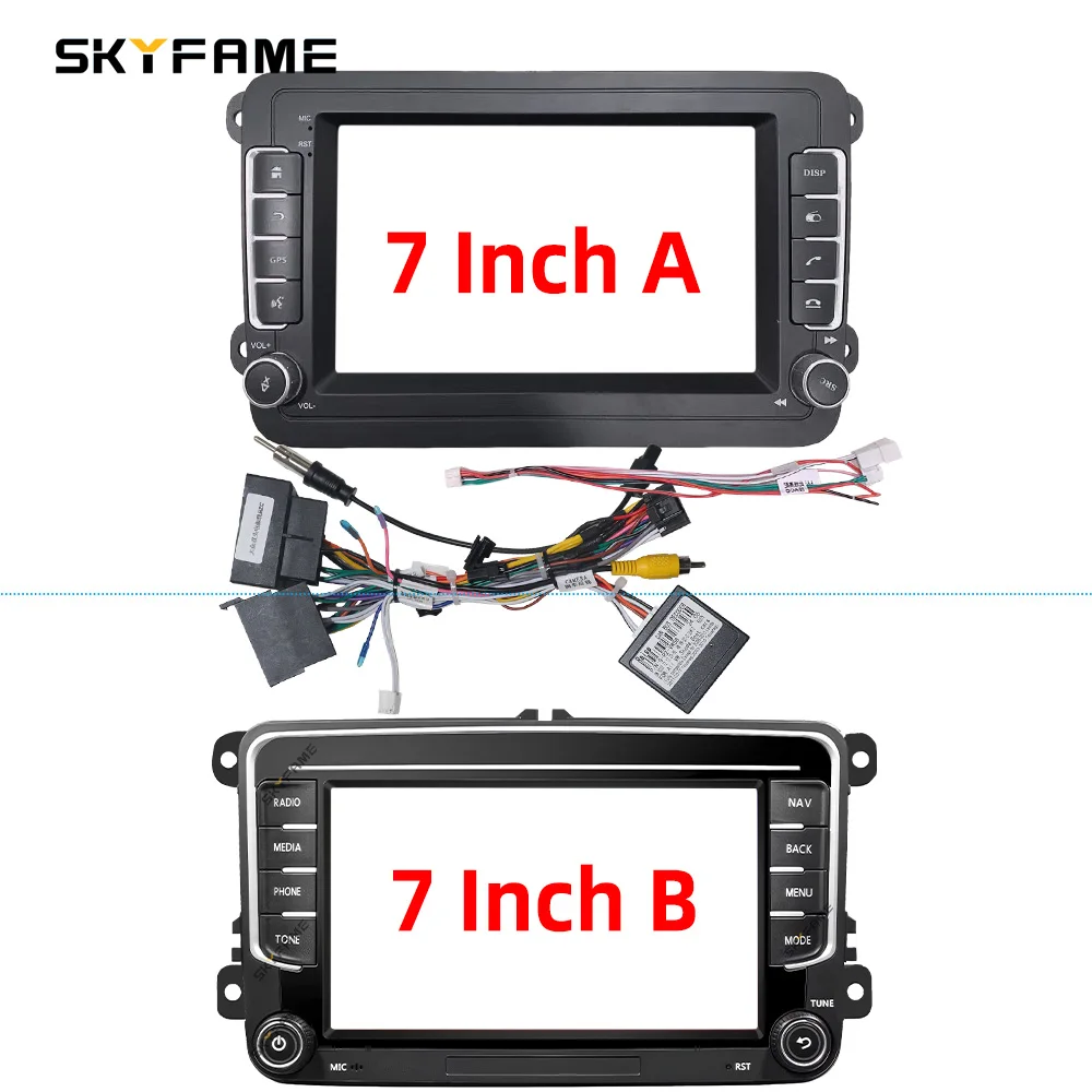 SKYFAME Car Frame Fascia Adapter Canbus Box Decoder Android Raido Panel For Volkswagen Universal T5 transporter Caravelle Vento
SKYFAME Car Frame Fascia Adapter Canbus Box Decoder Android Raido Panel For Volkswagen Universal T5 transporter Caravelle Vento
