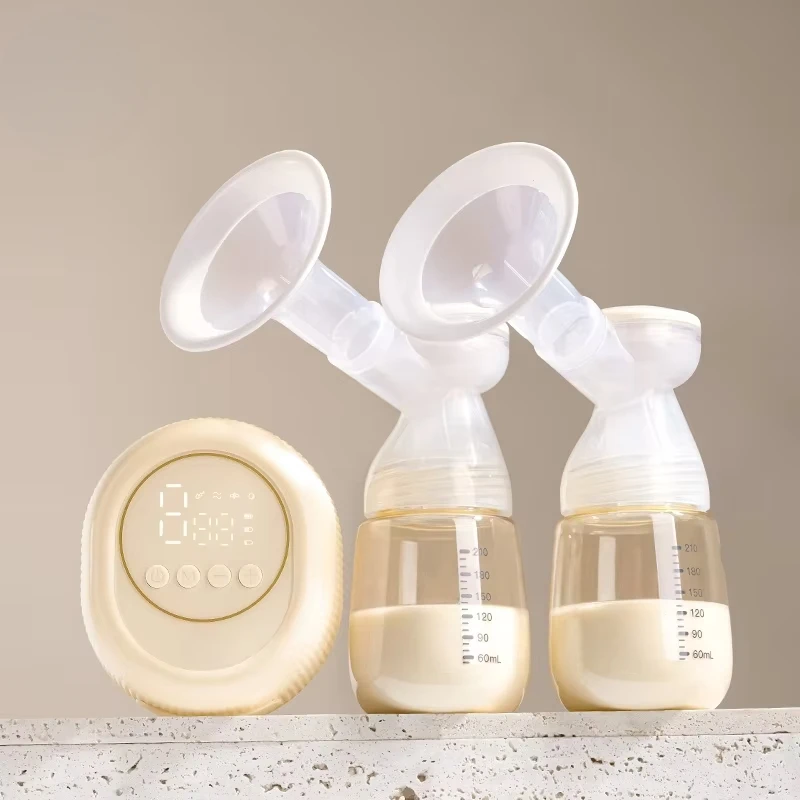 Hands Free Suction Double Pumps Double Electric Breast Pump Double Bottle Milk Extractor
Hands Free Suction Double Pumps Double Electric Breast Pump Double Bottle Milk Extractor