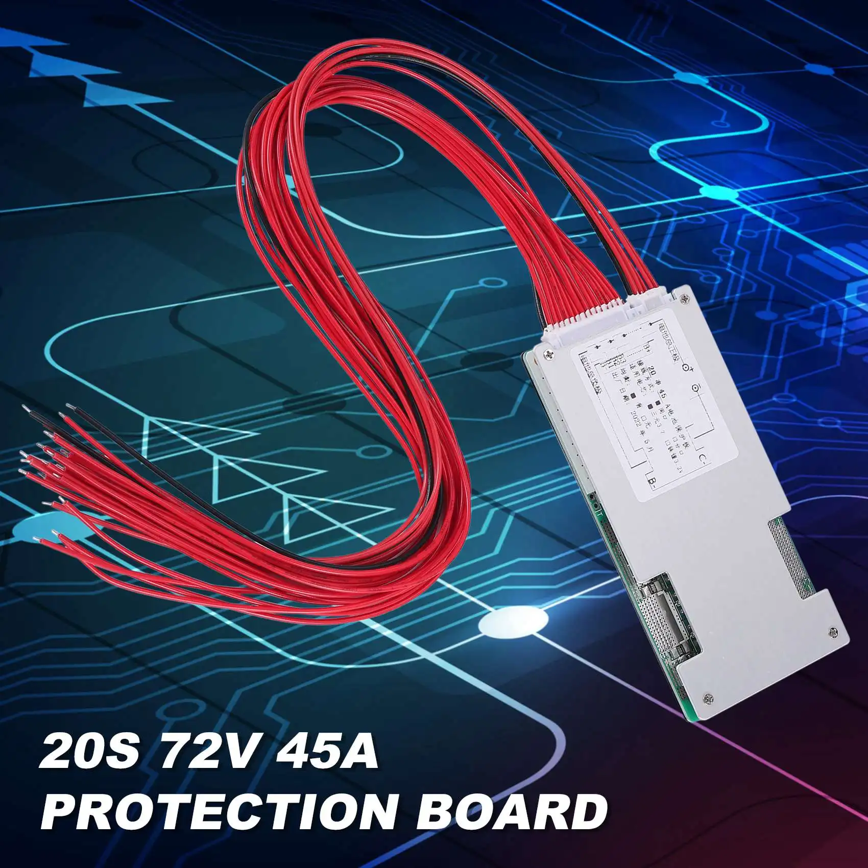 AAA!!BMS 20S 72V 45A 18650 Lithium Battery Protection Board PCB Battery Active Balancer Charger Power Bank Charging Supply
AAA!!BMS 20S 72V 45A 18650 Lithium Battery Protection Board PCB Battery Active Balancer Charger Power Bank Charging Supply