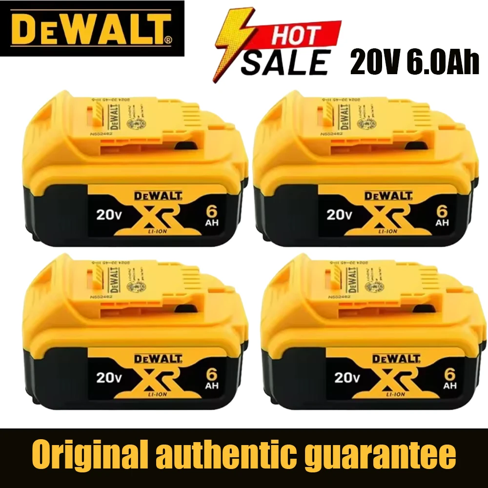 High power original DeWalt 20V 6Ah rechargeable battery, charger, suitable for DeWalt power tools DCD887 DCF860 Dcd796 DCG406
High power original DeWalt 20V 6Ah rechargeable battery, charger, suitable for DeWalt power tools DCD887 DCF860 Dcd796 DCG406
