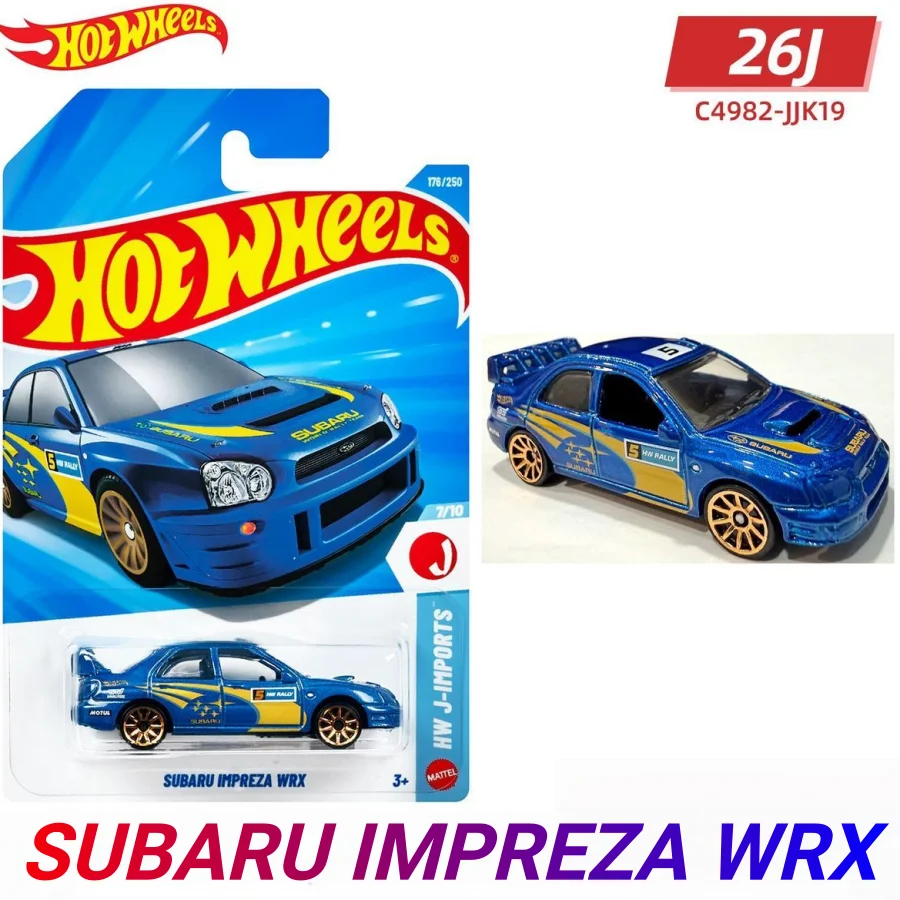 Original Hot Wheels Car SUBARU IMPREZA WRX Toys 1/64 Diecast Vehicle 2026 HW J Imports Alloy Model Collection Birthday Gift
Original Hot Wheels Car SUBARU IMPREZA WRX Toys 1/64 Diecast Vehicle 2026 HW J Imports Alloy Model Collection Birthday Gift