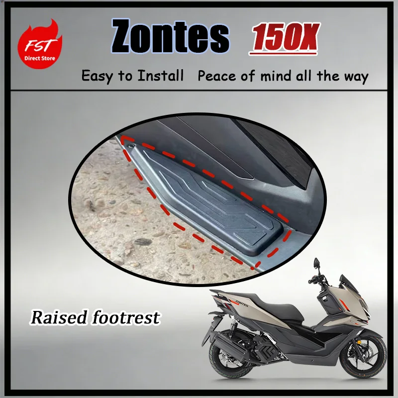 FOR Racing Style Footrest Pad for Zontes 150X Thickened 5mm Rubber Raised 2cm Pedal Mat Anti-Vibration Non-Slip Scooter Parts
FOR Racing Style Footrest Pad for Zontes 150X Thickened 5mm Rubber Raised 2cm Pedal Mat Anti-Vibration Non-Slip Scooter Parts