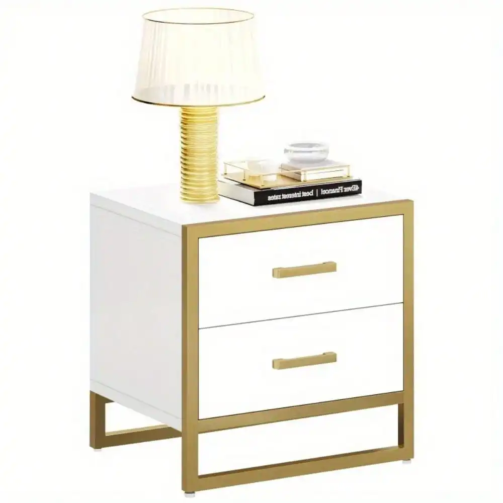 Set of 2 Nightstand Bedroom Bedside Table End Side Table with 2 Drawers Storage
Set of 2 Nightstand Bedroom Bedside Table End Side Table with 2 Drawers Storage