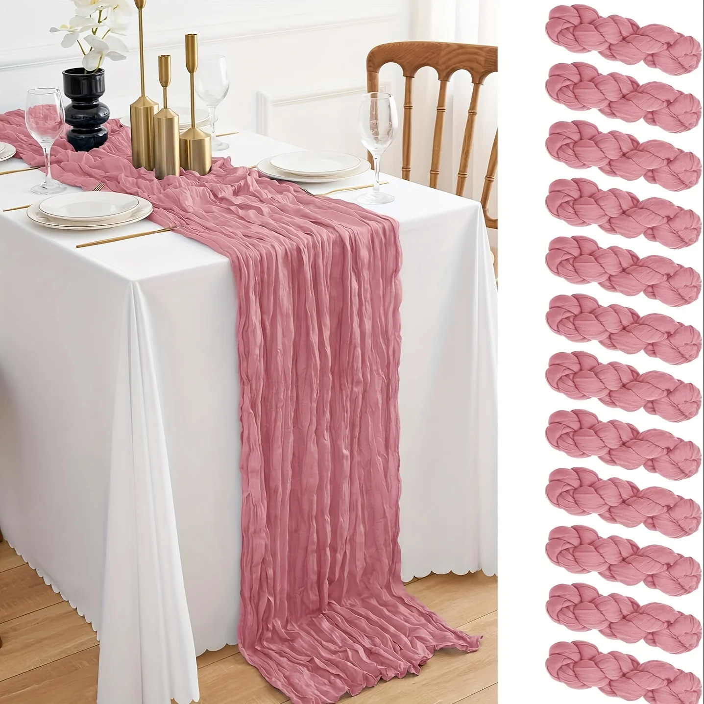 us12pcs Cheesecloth Table Runner 10ft Boho Gauze Table Runner 21.3*120Inch Rustic Cheese Cloth Roll Romantic Long Cheesecloth Bulk for Wedding Bridal Shower Birthday Party Decord
us12pcs Cheesecloth Table Runner 10ft Boho Gauze Table Runner 21.3*120Inch Rustic Cheese Cloth Roll Romantic Long Cheesecloth Bulk for Wedding Bridal Shower Birthday Party Decord