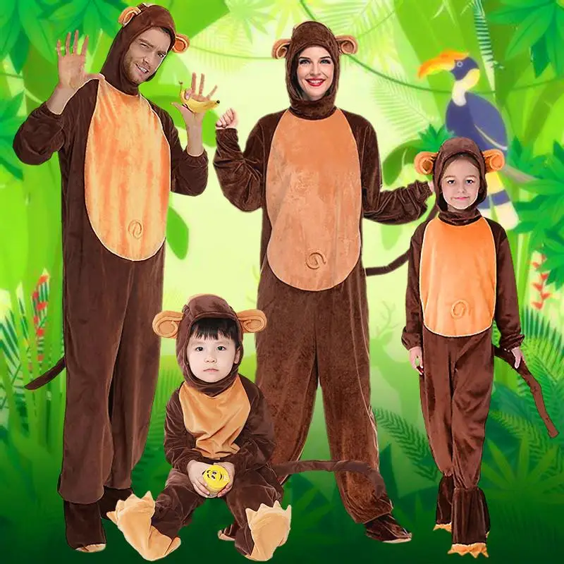 Adorable Monkey Costume Outfit for Children And Adults Perfect for Halloween Performances And Festivals Animal Themed Stage Wear
Adorable Monkey Costume Outfit for Children And Adults Perfect for Halloween Performances And Festivals Animal Themed Stage Wear