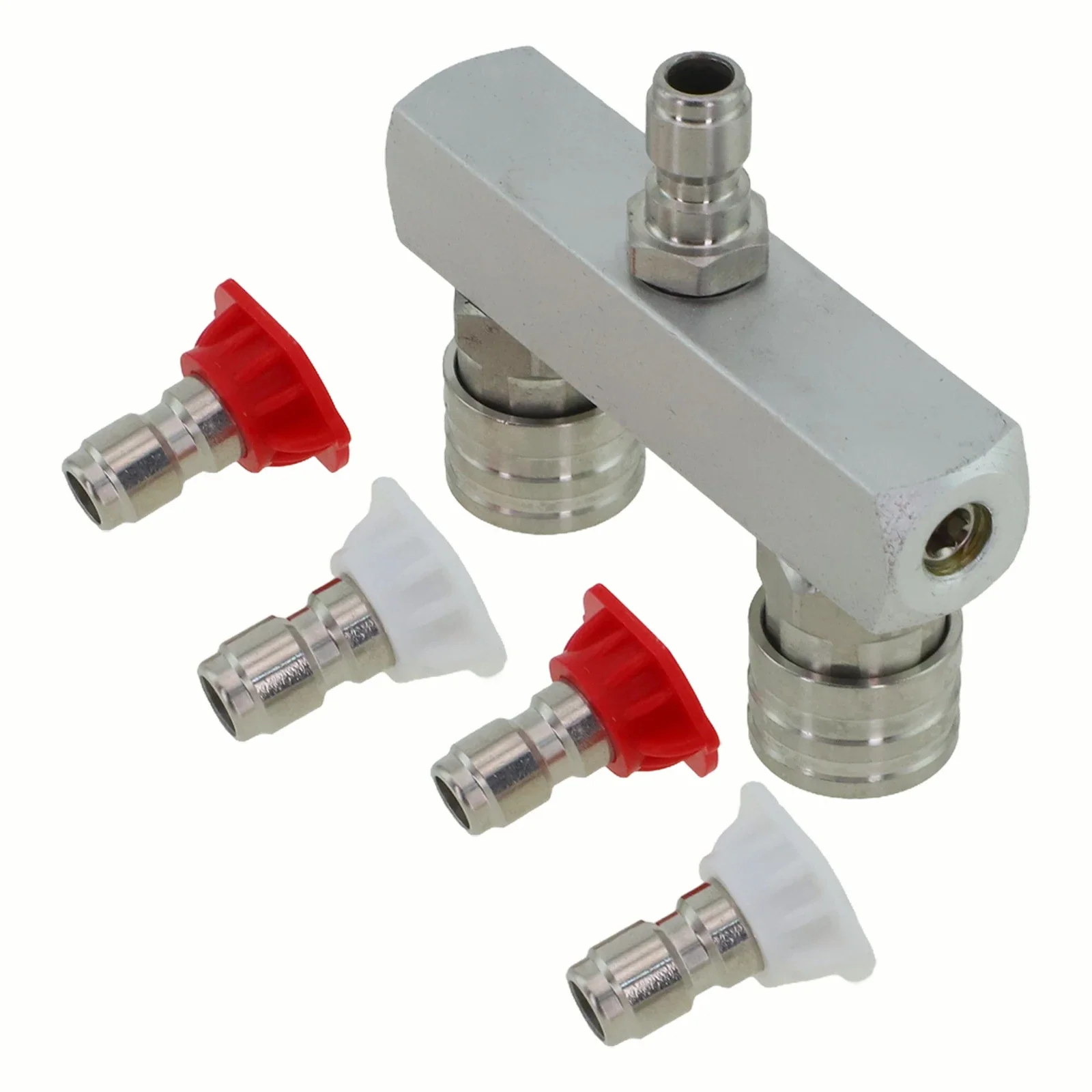 Cleaning Equipment Quick Connect Nozzle Silver Pressure Washer Nozzle Efficient Water Output Innovative Design
Cleaning Equipment Quick Connect Nozzle Silver Pressure Washer Nozzle Efficient Water Output Innovative Design