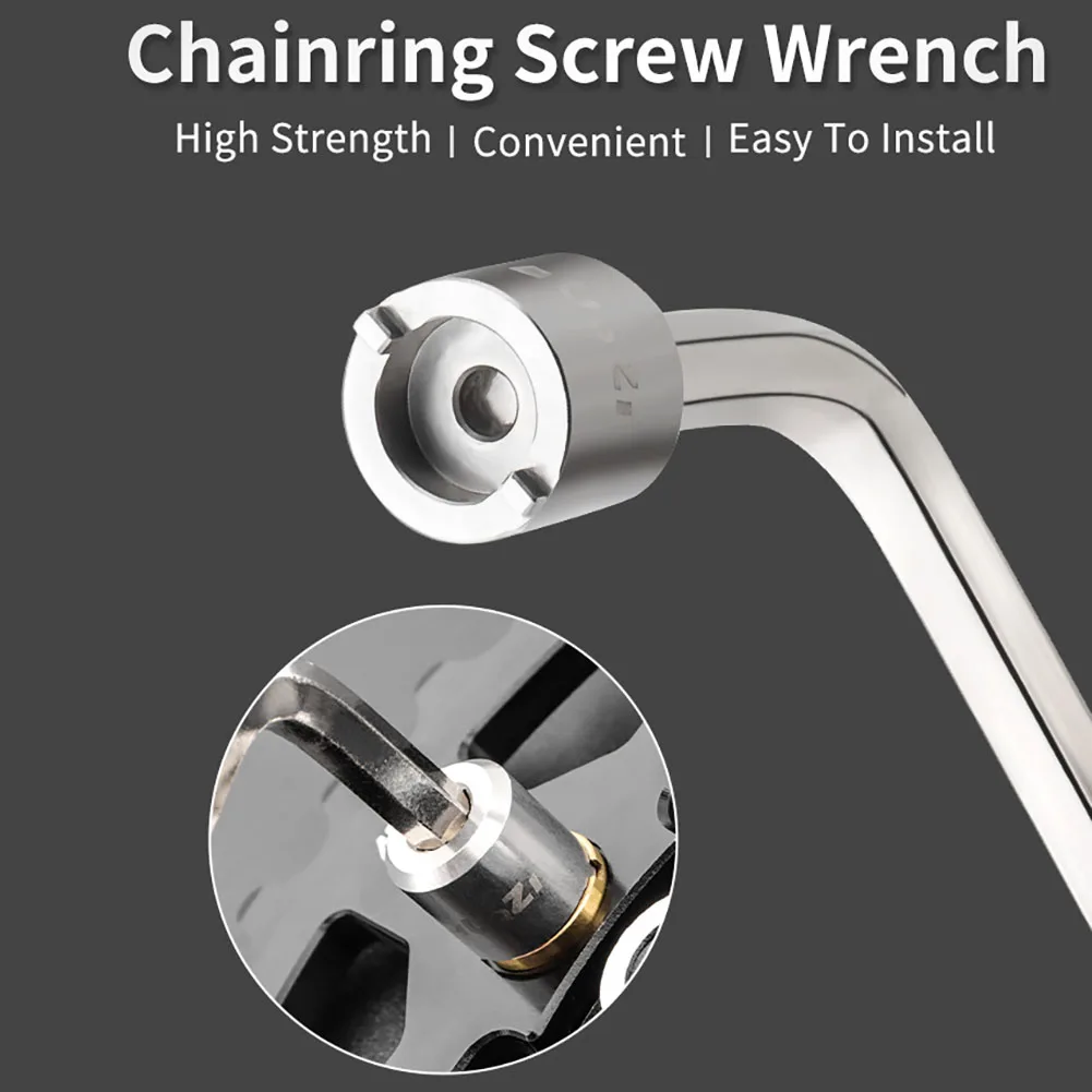 Chainring Nut Wrench Mountain Road Bike Stainless Steel Chainring Screw Bolts Removal Install Tools
Chainring Nut Wrench Mountain Road Bike Stainless Steel Chainring Screw Bolts Removal Install Tools