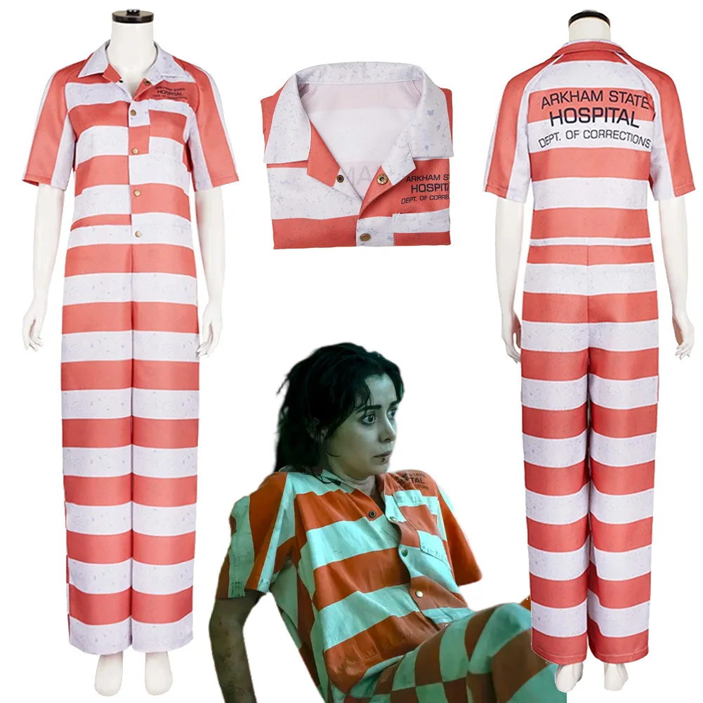 Sofia Falcone Cosplay Costume Striped Jumpsuit Movie Penguin Roleplay Prison Uniform Adult Outfits Halloween Carnival Party Suit
Sofia Falcone Cosplay Costume Striped Jumpsuit Movie Penguin Roleplay Prison Uniform Adult Outfits Halloween Carnival Party Suit