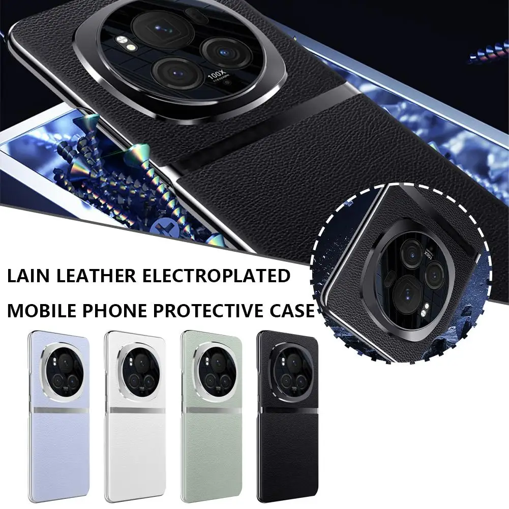 Electroplated Mobile Phone Case Plain Leather For Huawei Magic6/Magic6pro Metal Anti-fall All-inclusive Protective Cover M6F3
Electroplated Mobile Phone Case Plain Leather For Huawei Magic6/Magic6pro Metal Anti-fall All-inclusive Protective Cover M6F3
