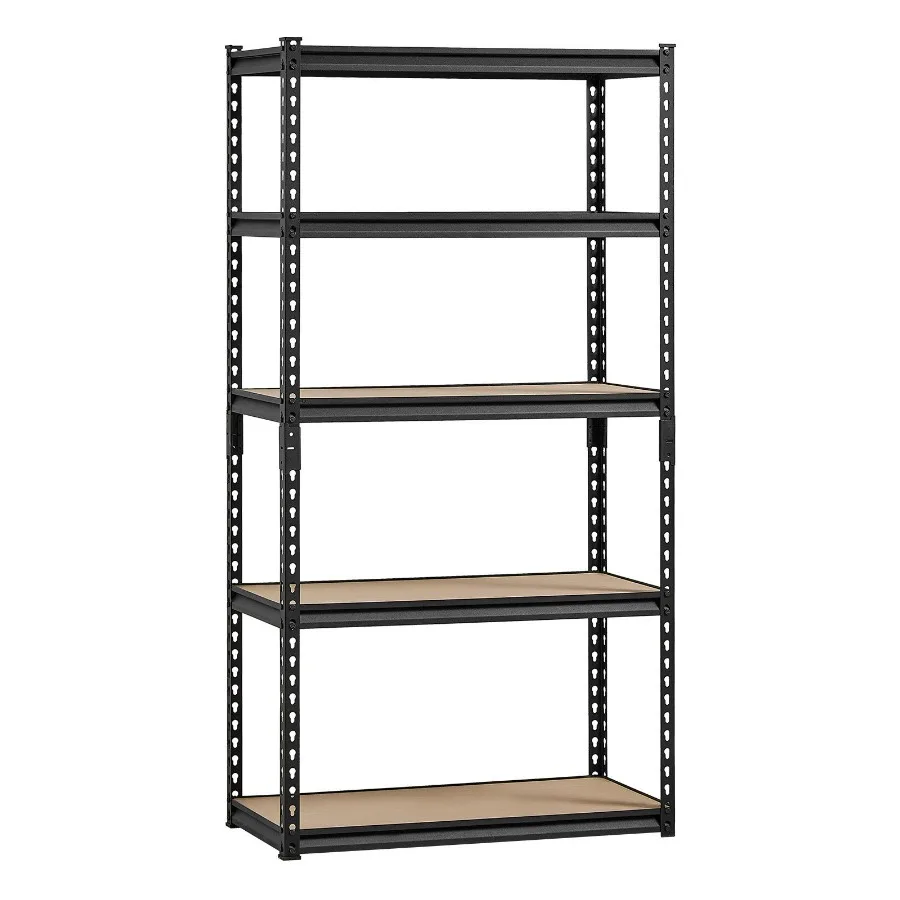 2000 lbs 5 Tier Garage Storage Shelves 16 D x 32 W x 62.8 H Adjustable Metal Shelving Black Ideal for Kitchen Warehouse Basemen
2000 lbs 5 Tier Garage Storage Shelves 16 D x 32 W x 62.8 H Adjustable Metal Shelving Black Ideal for Kitchen Warehouse Basemen