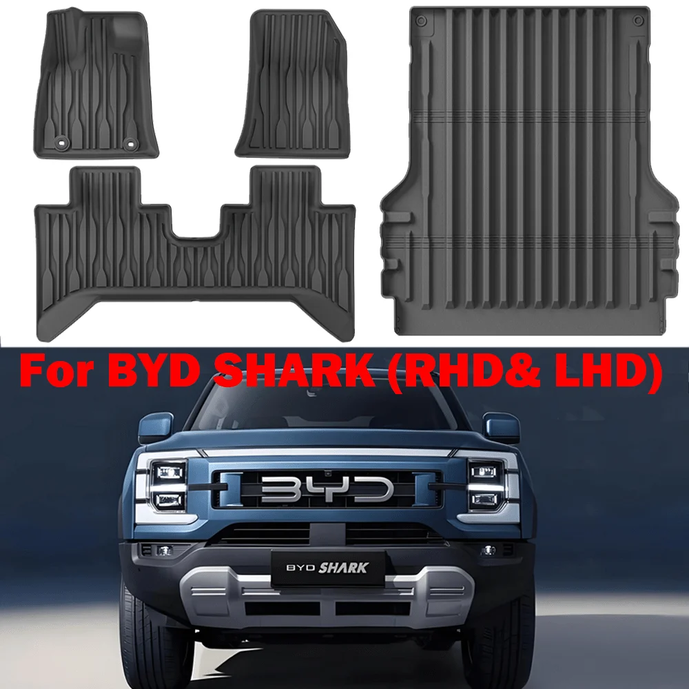 Car Floor Mats For BYD Shark 2024 2025 Trunk Mat Waterproof Non-slip Cargo Liners Foot Pads Car Carpets Anti slip mats LHD&RHD
Car Floor Mats For BYD Shark 2024 2025 Trunk Mat Waterproof Non-slip Cargo Liners Foot Pads Car Carpets Anti slip mats LHD&RHD